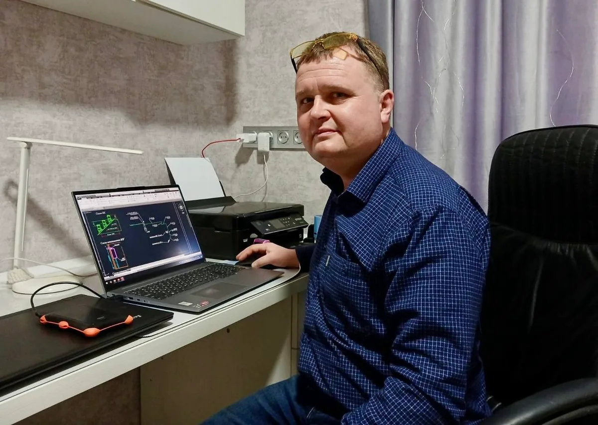 Вадим вивчає 3D-візуалізацію інженерних систем