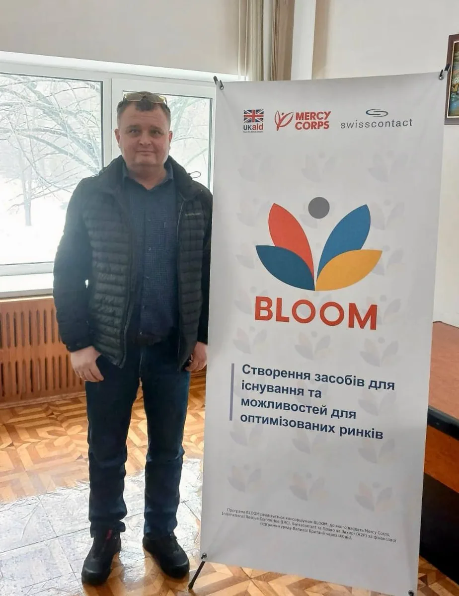 Вадим після презентації підсумкових проєктів